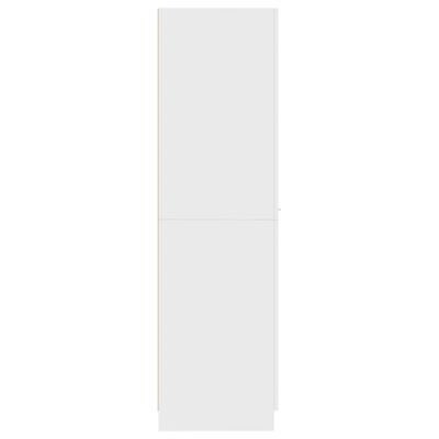 vidaXL fehér forgácslap patikaszekrény 30 x 42,5 x 150 cm