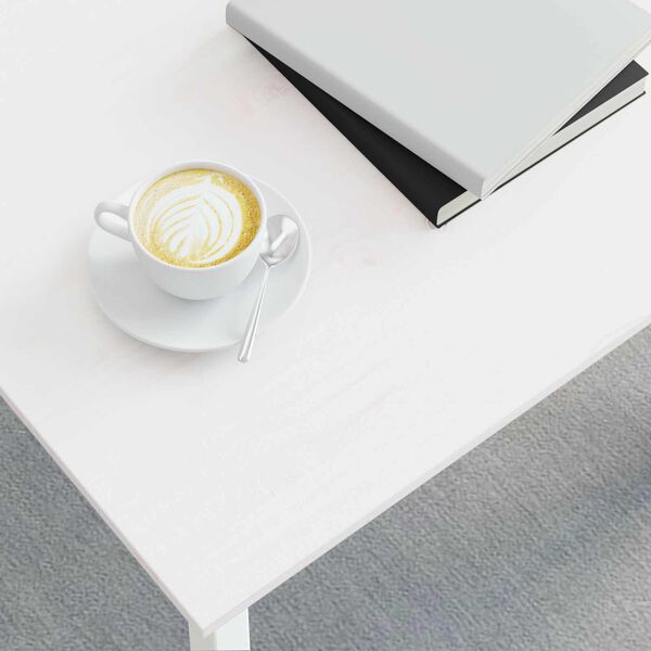 vidaXL Doh&aacute;nyz&oacute;asztal Feh&eacute;r 50 x 50 x 36 cm T&ouml;m&ouml;r fenyőfa