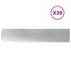 vidaXL 30 db horganyzott ac&eacute;lb&oacute;l gyepszeg&eacute;lyek 20x103 cm