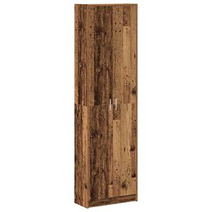 vidaXL Ruh&aacute;sszekr&eacute;ny &Ouml;reg fa 55 x 25 x 189 cm Szerelt Fa