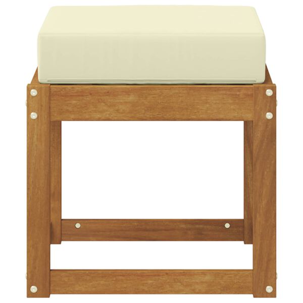 vidaXL K&uuml;lt&eacute;ri Sz&eacute;k Pad T&ouml;m&ouml;r Ak&aacute;cfa Term&eacute;szetes