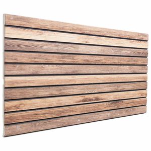 vidaXL Fali panelek 5 db 100 x 50 cm Vil&aacute;gos Barna EPS Hab
