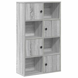 vidaXL sz&uuml;rke sonoma sz&iacute;nű szerelt fa k&ouml;nyvespolc 60x24x101,5 cm