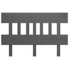 vidaXL szürke tömör fenyőfa ágyfejtámla 163,5x3x81 cm
