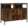 vidaXL f&uuml;st&ouml;lt t&ouml;lgy szerelt fa f&uuml;rdőszobai mosd&oacute;szekr&eacute;ny 80x30x60 cm