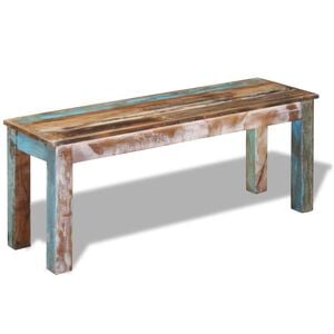 vidaXL t&ouml;m&ouml;r &uacute;jrahasznos&iacute;tott fa pad 110 x 35 x 45 cm