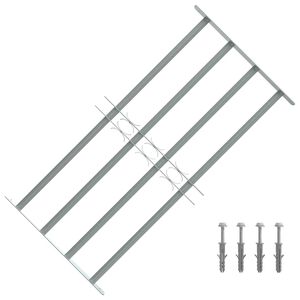 vidaXL Ablakr&aacute;csok 700-1050 mm Horganyzott Ac&eacute;l Ez&uuml;st