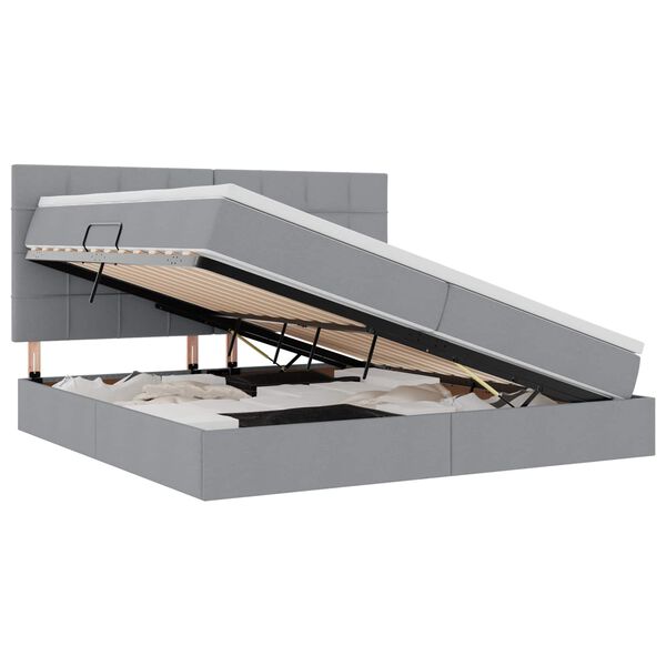 vidaXL &Aacute;gy t&aacute;rol&oacute;val &eacute;s LED l&aacute;mp&aacute;val leddel Vil&aacute;gossz&uuml;rke 200 x 200 cm