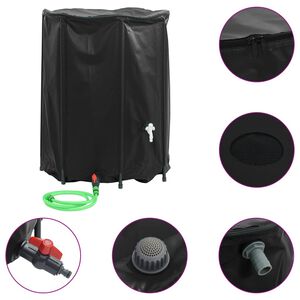 vidaXL &ouml;sszecsukhat&oacute; PVC v&iacute;ztart&aacute;ly csappal 750 L
