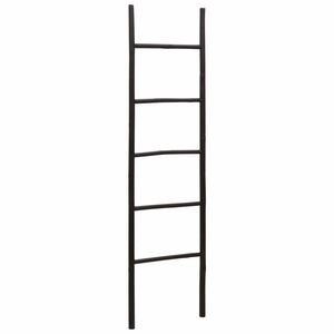 vidaXL Takar&oacute; L&eacute;tra Fekete 50 x 190 cm Bambusz