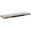vidaXL 4 db betonsz&uuml;rke MDF lebegő fali polc 80 x 23,5 x 3,8 cm