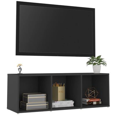 vidaXL szürke forgácslap TV-szekrény 107 x 35 x 37 cm