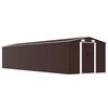 vidaXL barna horganyzott ac&eacute;l kerti f&eacute;szer 257 x 990 x 181 cm
