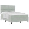 vidaXL Boxrug&oacute;s &aacute;gy matracmal Vil&aacute;gossz&uuml;rke 140 x 190 cm B&aacute;rsony