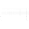 vidaXL Ker&iacute;t&eacute;s oszlopokkal Ez&uuml;st 0,6 x 10 m Ac&eacute;l