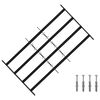 vidaXL Ablakok biztons&aacute;gi r&aacute;cs 4 keresztl&eacute;csel 3 db 63-114 cm