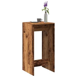 vidaXL antik fa sz&iacute;nű szerelt fa b&aacute;rasztal 51 x 50 x 103,5 cm