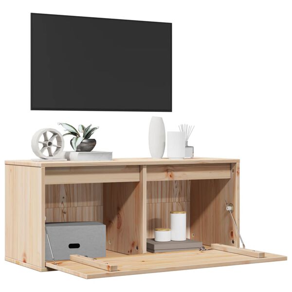 vidaXL tömör fenyőfa faliszekrény 80 x 30 x 35 cm