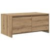 vidaXL Doh&aacute;nyz&oacute;asztal K&eacute;zműves T&ouml;lgy 90 x 50 x 41.5 cm Szerelt Fa