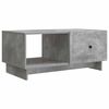 vidaXL Doh&aacute;nyz&oacute;asztal Betonsz&uuml;rke 90 x 50 x 40 cm Szerelt Fa