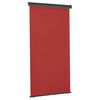 vidaXL piros oldals&oacute; terasznapellenző 125 x 250 cm