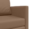 vidaXL Kanap&eacute;&aacute;gy 110cm Cappuccino M&uuml;bőr