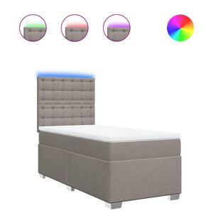 vidaXL t&oacute;psz&iacute;nű sz&ouml;vet rug&oacute;s &aacute;gy matraccal 90 x 200 cm