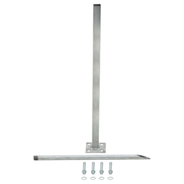 vidaXL 2 db ez&uuml;stsz&iacute;nű ac&eacute;l l&aacute;bazat (p&oacute;telem), 115 cm