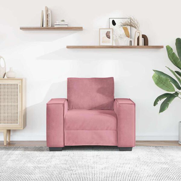 vidaXL r&oacute;zsasz&iacute;n b&aacute;rsony kanap&eacute;fotel 100x78x84 cm