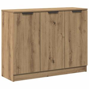 vidaXL k&eacute;zműves t&ouml;lgy sz&iacute;nű szerelt fa t&aacute;lal&oacute;szekr&eacute;ny 90 x 30 x 70 cm