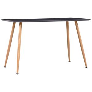 vidaXL t&ouml;lgysz&iacute;nű &eacute;s sz&uuml;rke MDF &eacute;tkezőasztal 120 x 60 x 74 cm