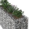 vidaXL Gabion emelt &aacute;gy Ez&uuml;st 170 x 50 x 80 cm Horganyzott ac&eacute;l