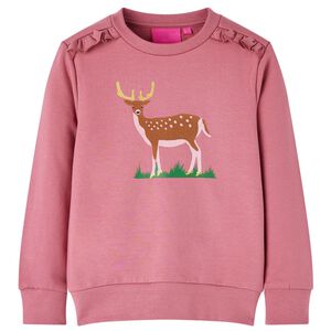 M&aacute;lna sz&iacute;nű gyerekpul&oacute;ver 92