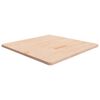 vidaXL kezeletlen t&ouml;m&ouml;r t&ouml;lgyfa n&eacute;gyzet asztallap 80x80x2,5 cm
