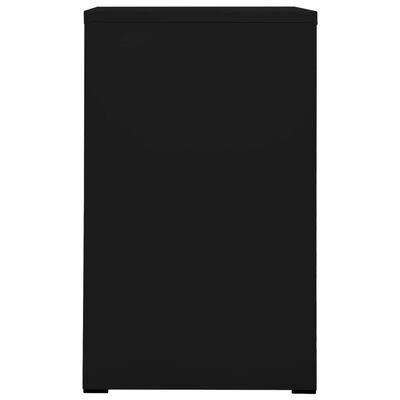vidaXL fekete acél irattartó szekrény 46 x 62 x 102,5 cm