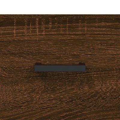vidaXL barna tölgyszínű szerelt fa éjjeliszekrény 40 x 35 x 47,5 cm