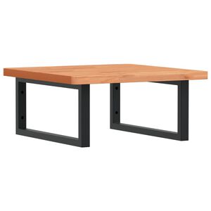 vidaXL ac&eacute;l &eacute;s t&ouml;m&ouml;r b&uuml;kkfa falra szerelhető mosd&oacute;polc