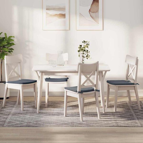 vidaXL &Uuml;lőp&aacute;rn&aacute;k 4 pcs S&ouml;t&eacute;tsz&uuml;rke 40 x 40 x 3 cm B&aacute;rsony