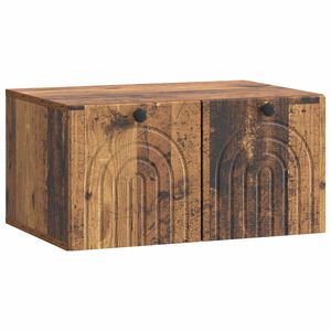 vidaXL Fali TV szekr&eacute;ny Antik Fa 59,5 x 41 x 30 cm Szerelt Fa