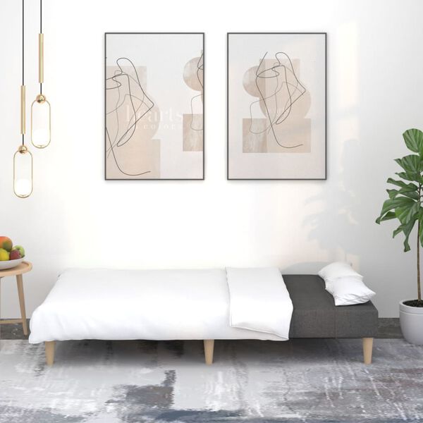 vidaXL k&eacute;tszem&eacute;lyes vil&aacute;gossz&uuml;rke sz&ouml;vet kanap&eacute;&aacute;gy