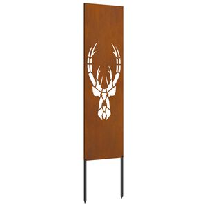 vidaXL Kertv&eacute;dő v&aacute;szon Rozsd&aacute;s 32 x 140 cm Időj&aacute;r&aacute;s&aacute;ll&oacute; ac&eacute;l