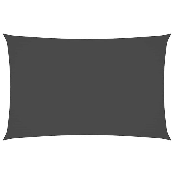 vidaXL antracitsz&uuml;rke t&eacute;glalap alak&uacute; oxford-sz&ouml;vet napvitorla 2 x 5 m