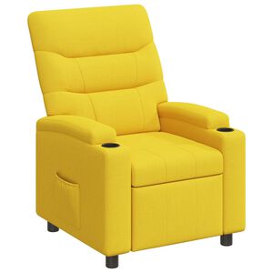 vidaXL Fotel &aacute;gy Vil&aacute;gos S&aacute;rga 75 x 95 x 103 cm Sz&ouml;vet