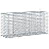 vidaXL Gabion emelt &aacute;gy 170 x 50 x 80 cm Horganyzott Ac&eacute;l Ez&uuml;st