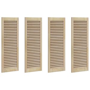 vidaXL Sz&eacute;fajt&oacute; 4 pcs Term&eacute;szetes 110 x 2,1 x 39,5 cm T&ouml;m&ouml;r fenyőfa