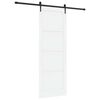 vidaXL Cs&uacute;sz&oacute; ajt&oacute; ORKDAL Feh&eacute;r 83 x 232 cm T&ouml;m&ouml;r Fenyőfa