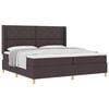 vidaXL Boxrug&oacute;s &aacute;gy fejt&aacute;ml&aacute;val S&ouml;t&eacute;t Barna 200 x 200 cm sz&ouml;vet