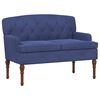 vidaXL Gombra tűz&ouml;tt loveseat Rendőrs&eacute;gi k&eacute;k 111 x 65 x 79 cm B&aacute;rsony