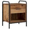 vidaXL &Eacute;jjeliszekr&eacute;ny Antik Fa 40 x 30 x 50 cm Szerelt Fa
