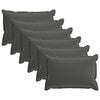 vidaXL P&aacute;rna huzat 6 db HOUTEN Antracitsz&uuml;rke 50 x 70 cm Poli&eacute;szter